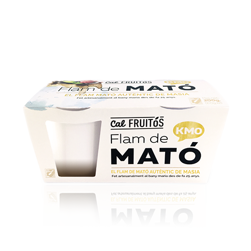 Flan Mató Cal Fruitos pack 2x105gr