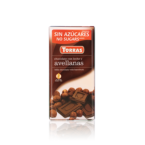 Chocolate con Leche y Avellanas 75gr