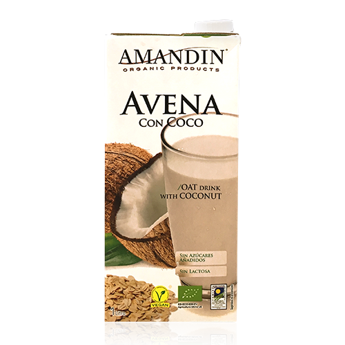  Bebida de Avena con Coco Bio 1L Amandin