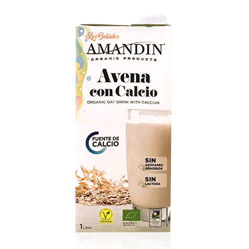 Bebida de Avena con Calcio Bio 1L Amandin