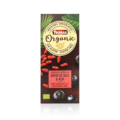 Chocolate Negro Orgánico de Bayas de Goji y Açai