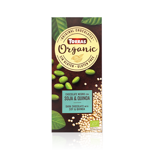 Chocolate Orgánico Negro de Soja y Quinoa