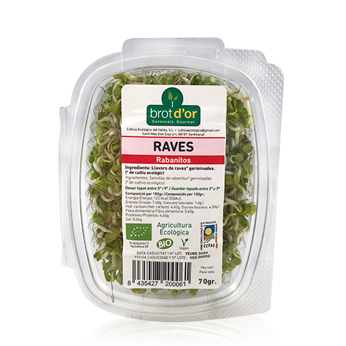 Germinado Bio de Rábanos Cal Fruitós