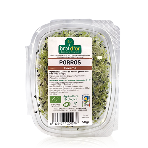 Germinado Bio de Puerros Cal Fruitós