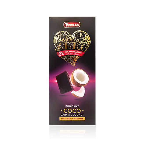 Chocolate Negro Cero de Coco 125 gr 