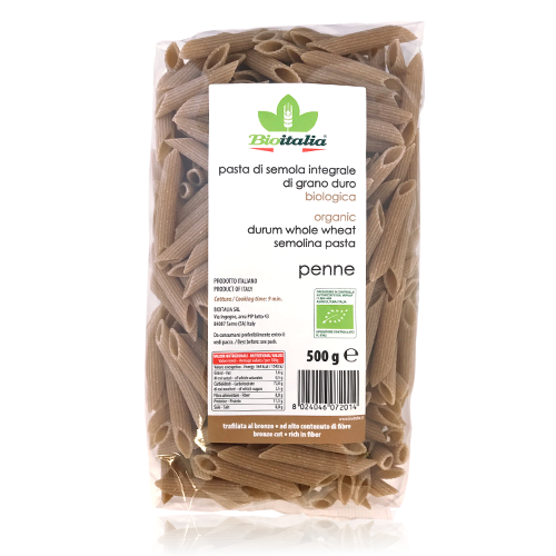 Penne Rigate Integrali Bioitalia 500gr