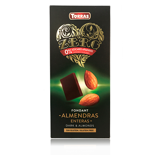 Chocolate Negro de Almendra Entero Zero