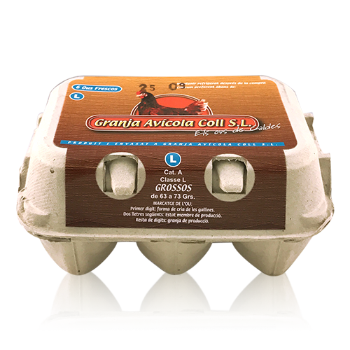Ous de Granja L 1/2 Dotzena