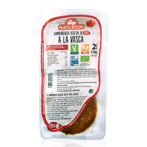 Hamburguesa de Tofu a la Basca 