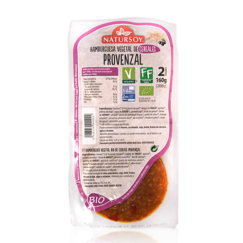Hamburguesa de Cereals Provençal 