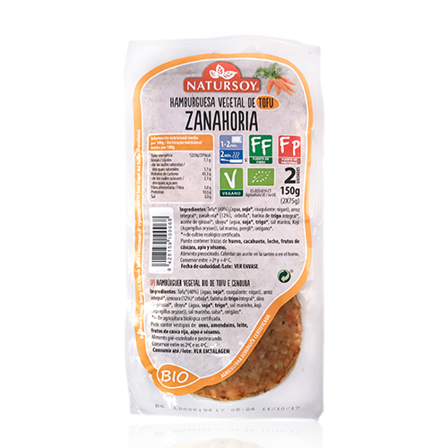 Hamburguesa de Tofu i Pastanaga 