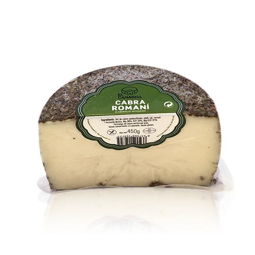 Formatge de Cabra Romaní (1/2 Unitat) 450gr