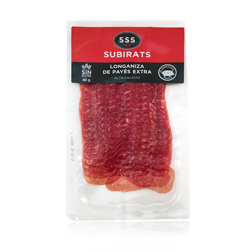 Llonganissa Tallada Subirats 80gr