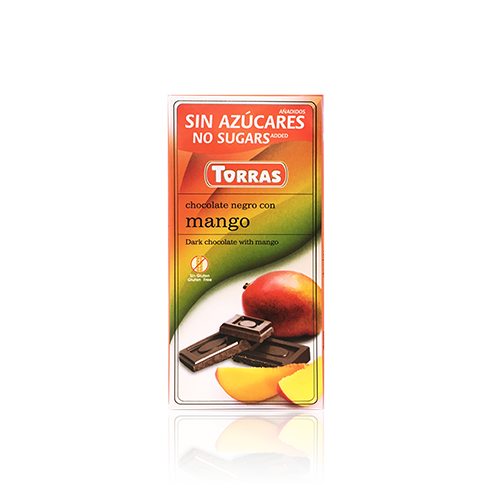 Xocolata Negre amb Mango 75 gr