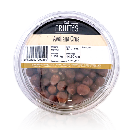 Avellana Crua Safata 150gr