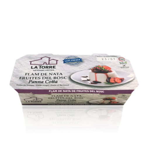 Flam de Nata Fruits del Bosc pack 2x110gr