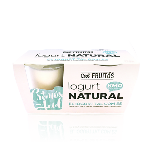 Iogurt Natural pack 2x125gr Cal Fruitós