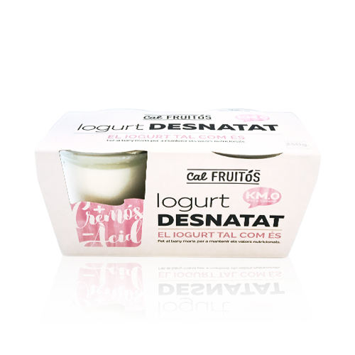 Iogurt Desnatat pack 2x125gr Cal Fruitós