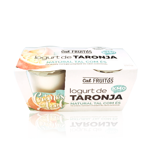 Iogurt de Taronja pack 2x125gr Cal Fruitós