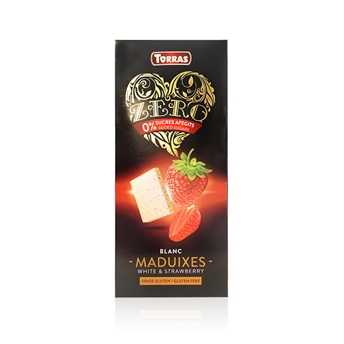 Xocolata Blanca Zero de Maduixa 125 gr