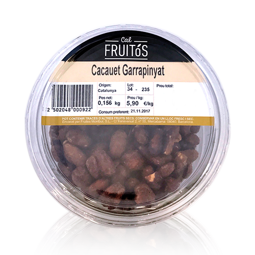 Cacauet Garrapinyat Safata 150gr