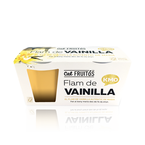 Flam de Vainilla Cal Fruitos pack 2x100gr