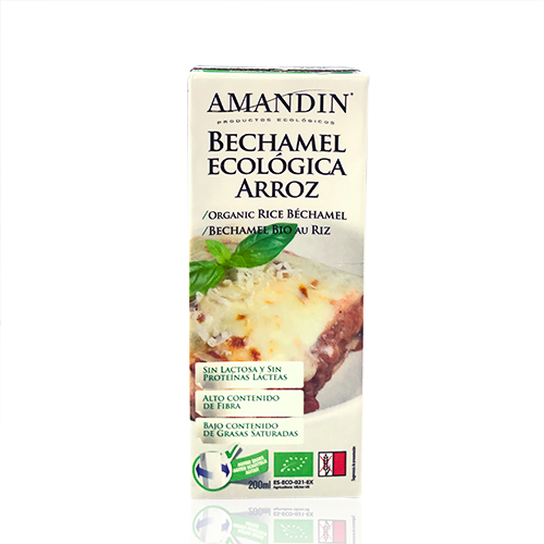 Beixamel d'Arròs Bio 200ml Amandin