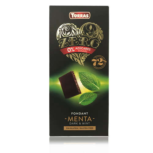 Xocolata Negra de Menta 100gr. Zero