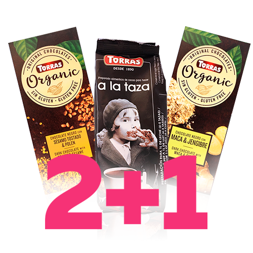 Promoció 2 + 1 Xocolata Orgànica