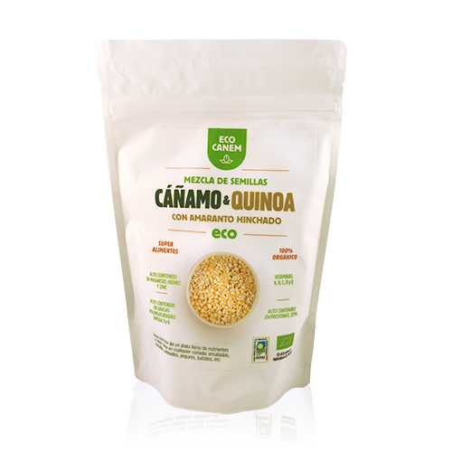 Llavors de Cànem amb quinoa i Amaranto Inflat EcoCanem