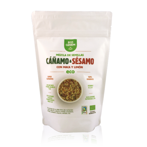 Llavors de Cànem Caramelitzat amb Macca i Llimona EcoCanem