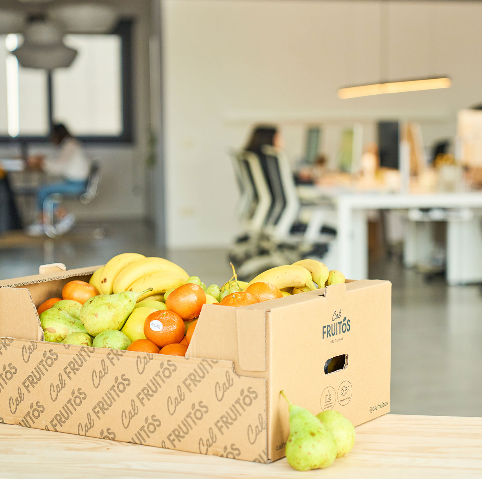 Caixa de fruita per a empreses